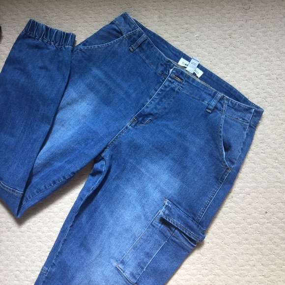 darkwash cargo pants ! - Picture 3 of 4